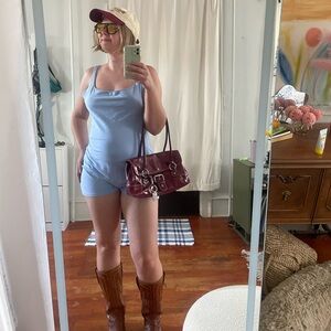 Victoria Secret Pink blue one piece size XXL